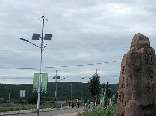 南京歐陸300W風(fēng)光互補(bǔ)發(fā)電系統(tǒng)成功應(yīng)用在內(nèi)蒙道路上